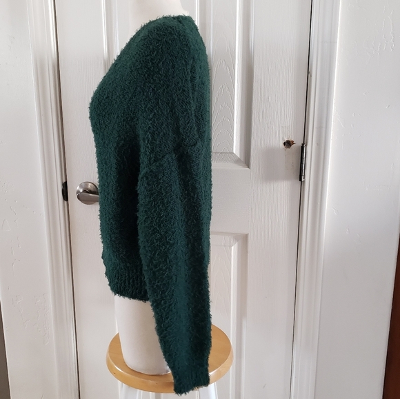 Free People Theo V Neck / Deepest Spruce - Picture 2 of 7